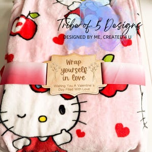 Blanket Tags Svg | Valentines Day Blanket Tags Svg | Wrap Yourself In Love Svg Tag | Pocket Hug Svg | VDay Blanket Tags Svg |