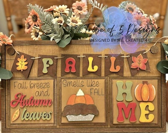 Fall Interchangeable Sign Svg  | Fall Shelf Sitter Svgs | Interchangeable Signs SVg | Interchangeable Svgs | Fall Signs Svg | Fall Decor Svg