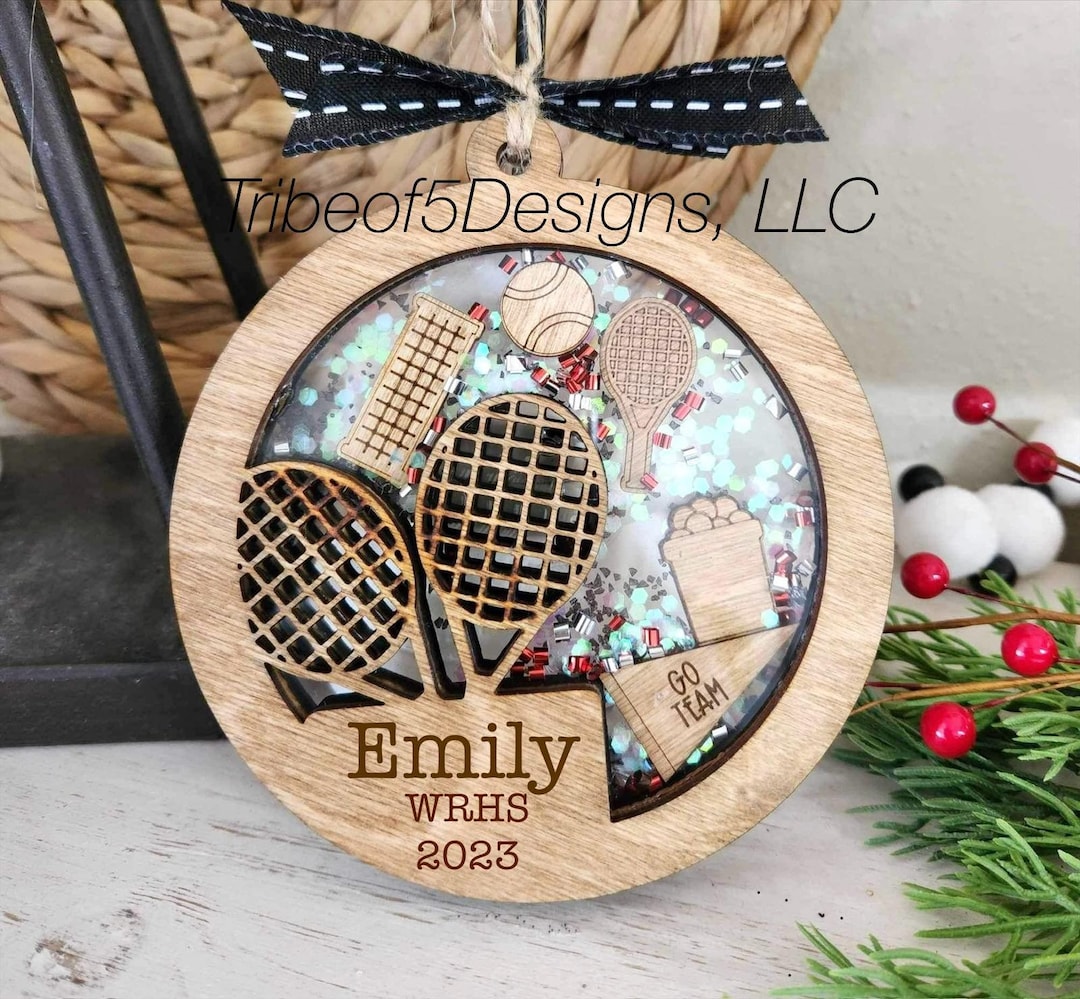 Tennis Shaker Ornaments Svg Tennis Ornaments Svg Tennis Player