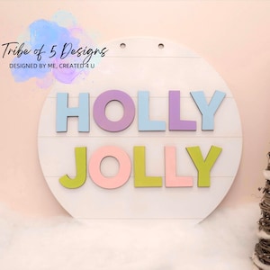 Christmas Door Hanger Svgs | Christmas Door Signs Svg | Front Door Christmas Signs Svg | Front Porch Christmas Signs Svg | Holly Jolly Svgs