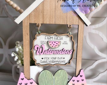 Interchangeable Signs Svg | Interchangeable Shelf Sitters Svg | Watermelon Signs Svg | Watermelon Shelf Sitter Svg | Digital Laser Files Svg