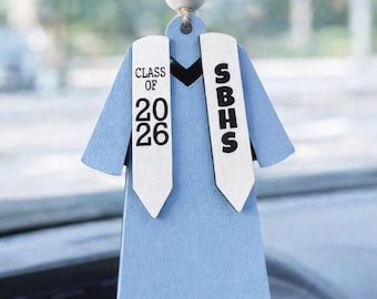 Graduierung Ornament Schmuck | Personalisierte Abschluss Ornament SVG | Personalisierte Abschlussschilder | Abschluss-Auto-Charme-Svg | Senioren SVG |