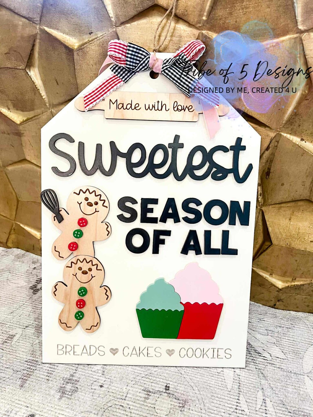 Gingerbread Shelf Sitter Signs Svg | Gingerbread Signs Svg ...