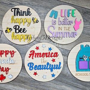 Interchangeable Sign Inserts Svg | Interchangeable Signs Svg | Interchangeable Shelf Sitters Svg | Holiday Interchangeable Inserts Svg |