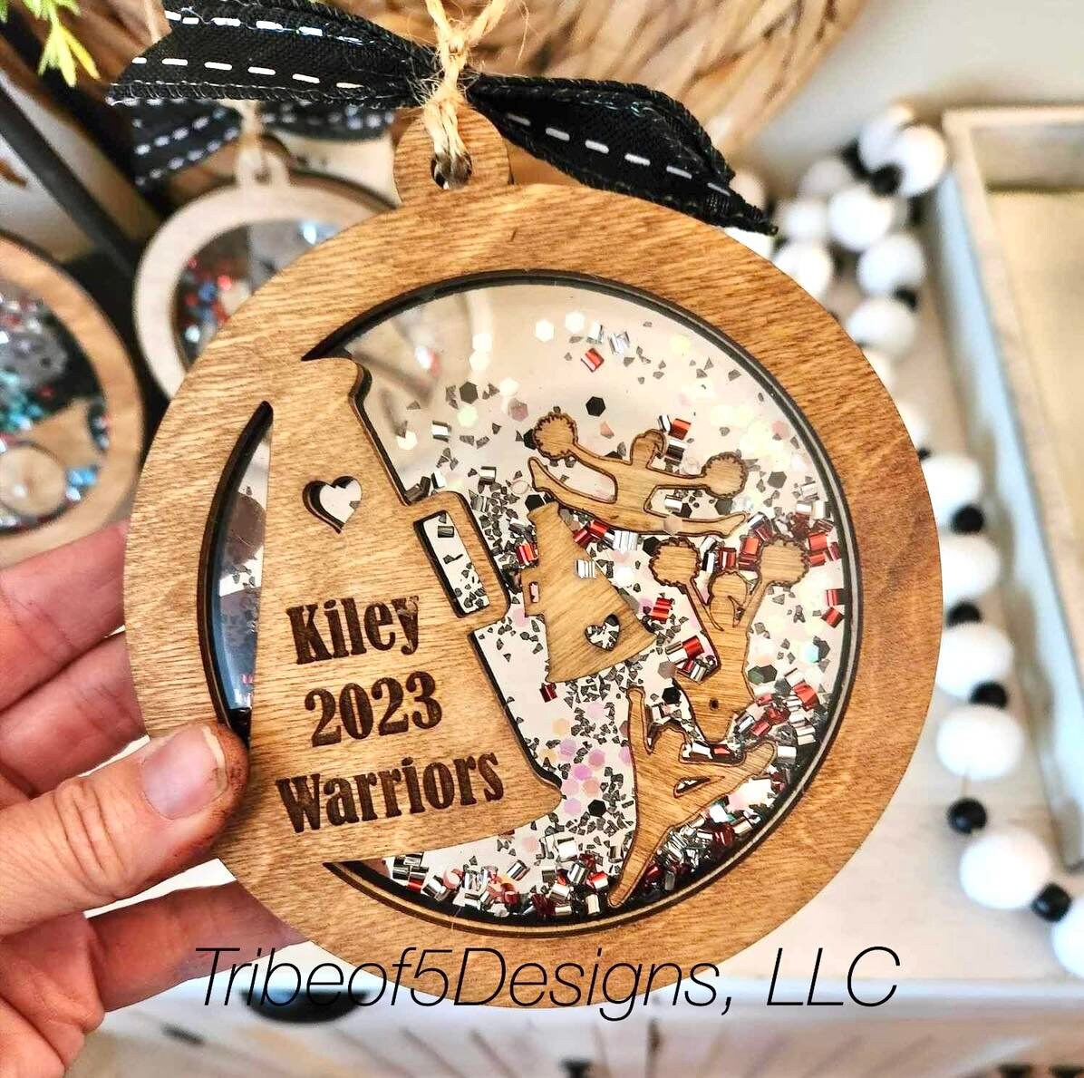 Cheer Ornaments Svg | Cheerleading Ornaments Svg | Cheer Shaker