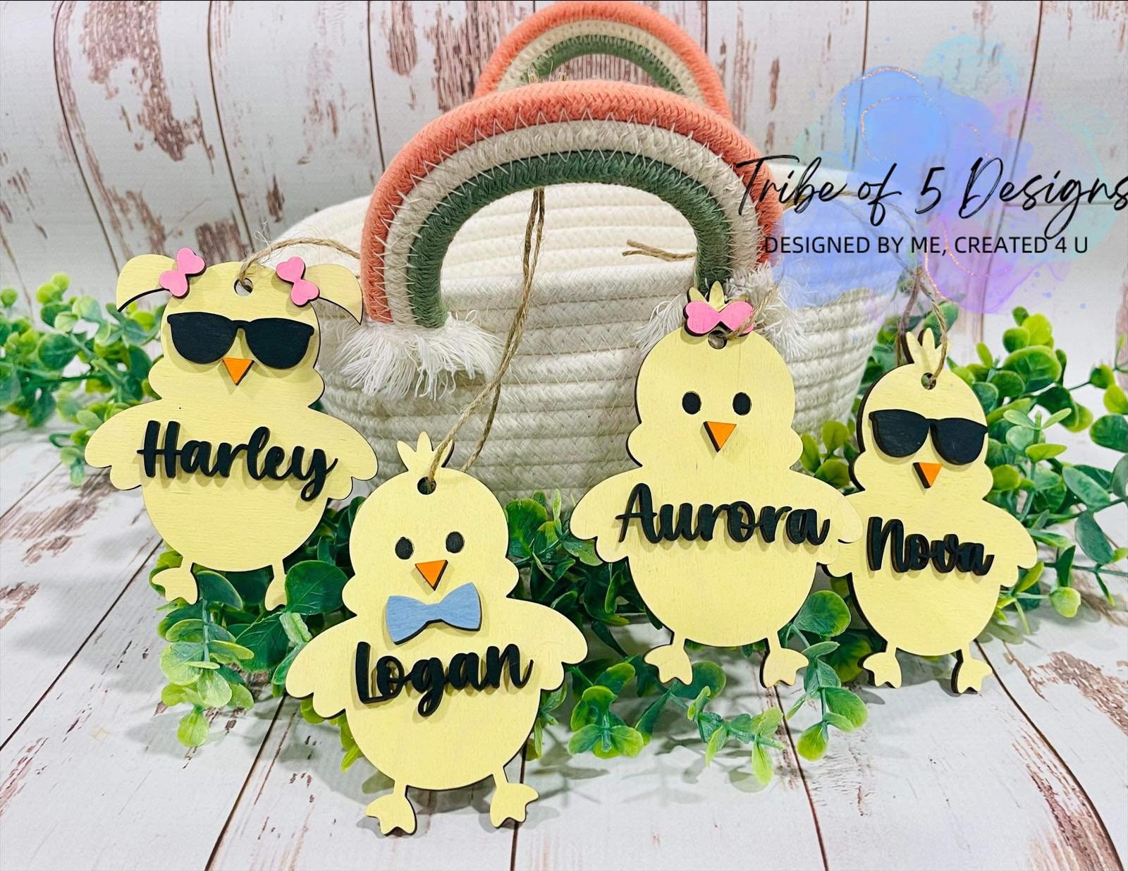 ロールシール  peeps Peeps Name Tag - Etsy