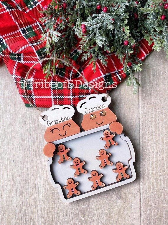 Gingerbread Christmas Ornament Svg Christmas Ornaments Svg - Etsy