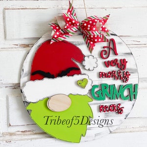 Grinch Signs Svg | Front Door Grinch Signs Svg | Grinch SVG | Front Door Decor Svg | Front Door Christmas Signs Svg | Laser Ready Files Svg