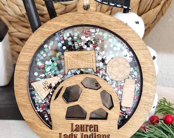 Soccer Shaker Ornament Svg | Soccer Ornament Svg | Soccer Svgs | Wood Ornaments Svg | Laser Ornaments Svg | Wooden Ornaments Svg | Shaker |