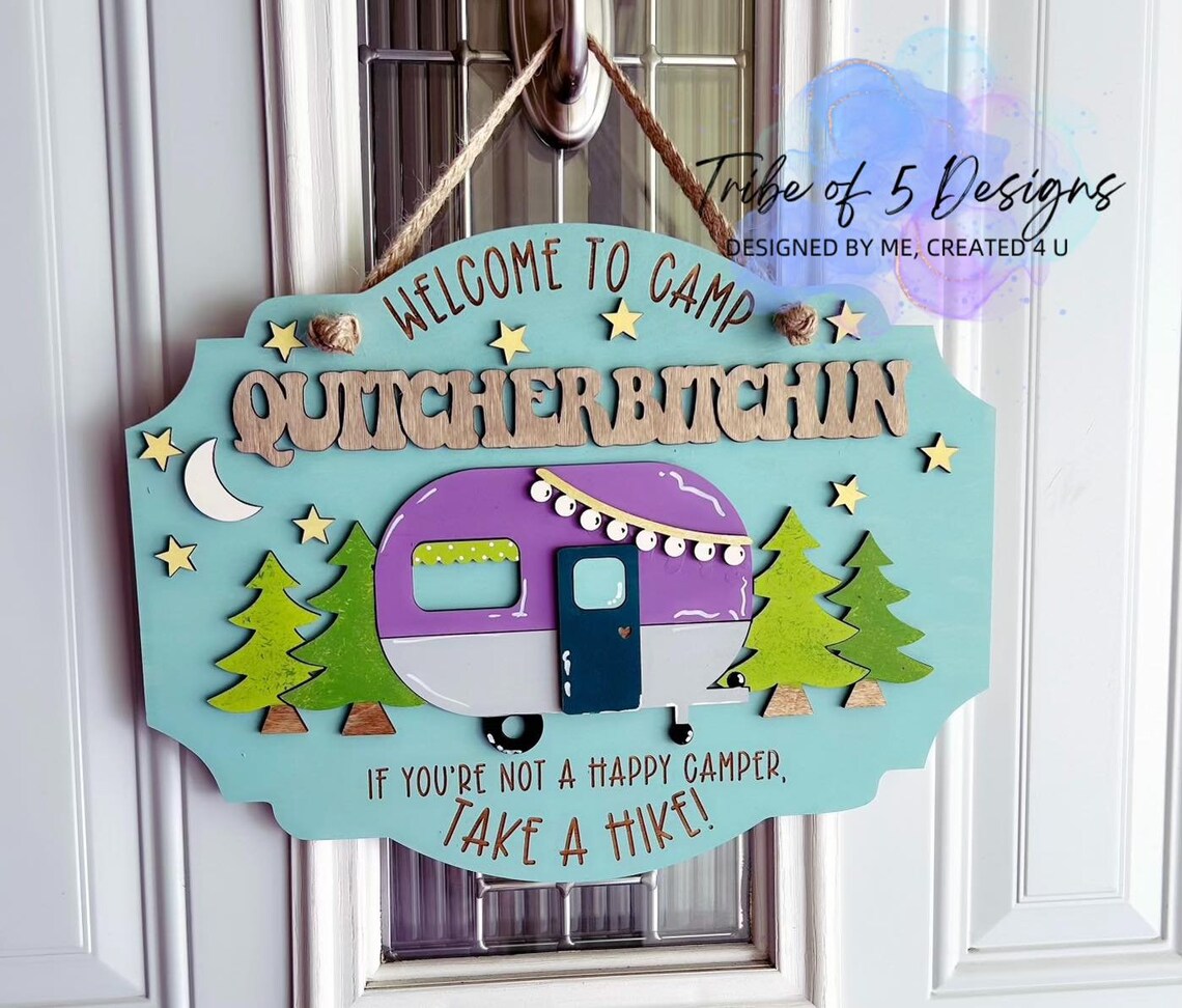Camper Signs Svg | Camping Camper Signs Svg | Camping Signs | Camper ...