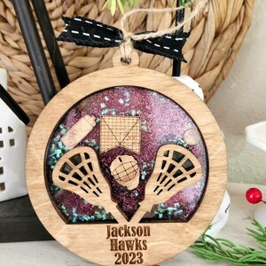 Lacrosse Shaker Ornaments Svg | Lacrosse Ornaments Svg | Personalized Lacrosse Ornaments Svg | Lacrosse SVG Files | Laser Ready Files Svg |