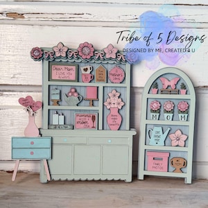 Mothers Day Hutch Shelf Sitters Svg | Mothers Day Signs Svg | Hutch Signs Svg | Mothers Day Tiered Tray Svg | Mothers Day Signs Svg | Svgs |