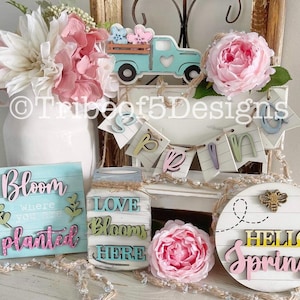 Veer gelaagde tray Svg | Spring Tier Tray Svg | Glowforge-bestanden | Laser Ready Files | Tier Tray Svg | Glowforge Svg | Laser Svg | Svg Bestanden
