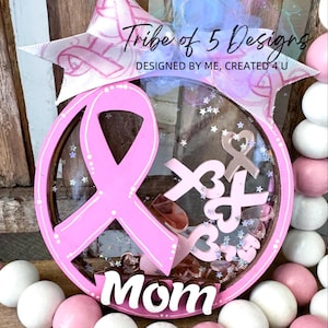 Breast Cancer Awareness Ornaments Svg | Breast Cancer Shaker Ornaments Svg | Personalized Breast Cancer Ornaments Svg | Breast Cancer Svgs |
