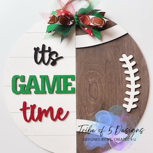 Football Front Door Hanger Svgs | Football Door Signs Svg | Front Door Football Signs Svg | Football Shelf Sitters Svg | Football Svgs |