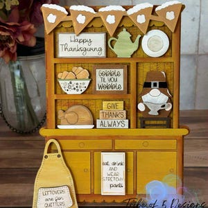 Thanksgiving Hutch Shelf Sitter Signs Svg | Thanksgiving Shelf Sitter Svgs | Hutch Shelf SItter Signs Svg | Fall Hutch Shelf Sitter Svg |