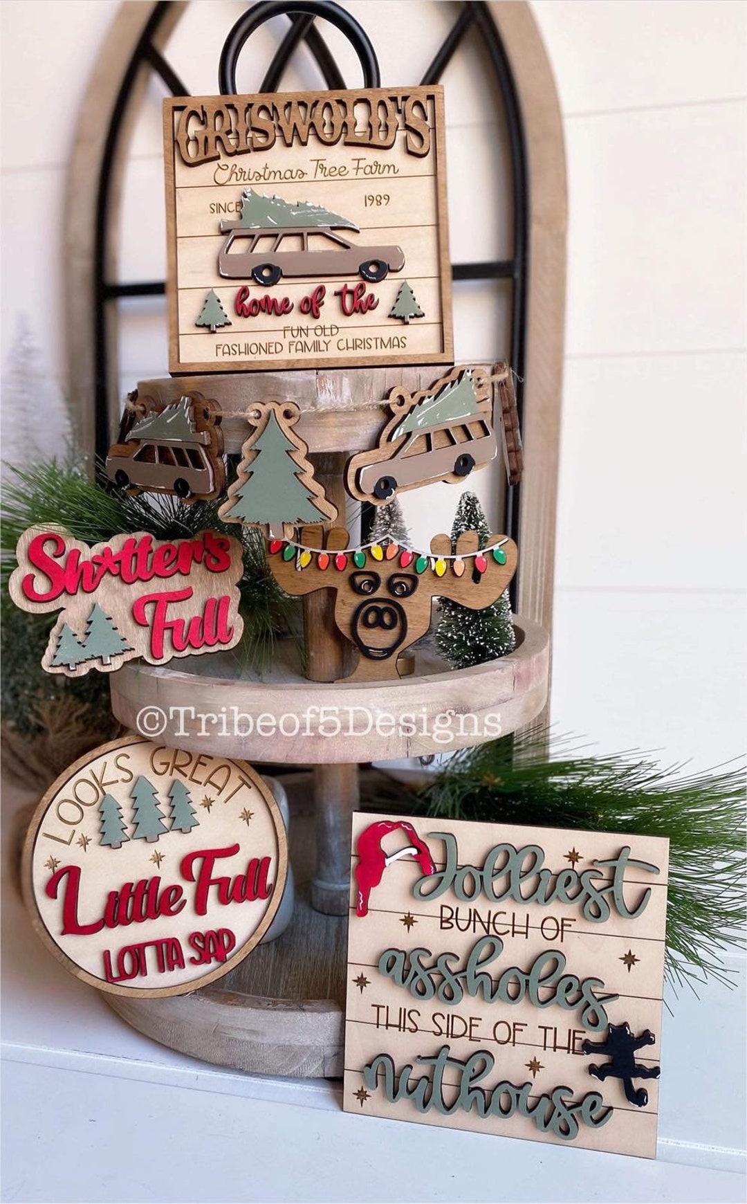 Christmas Vacation Tiered Tray Svg Christmas Vacation Signs Svg