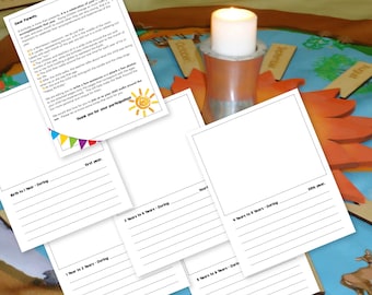 Montessori Birthday Sheet Walk Around the Sun Printable Photo Sheets Blank