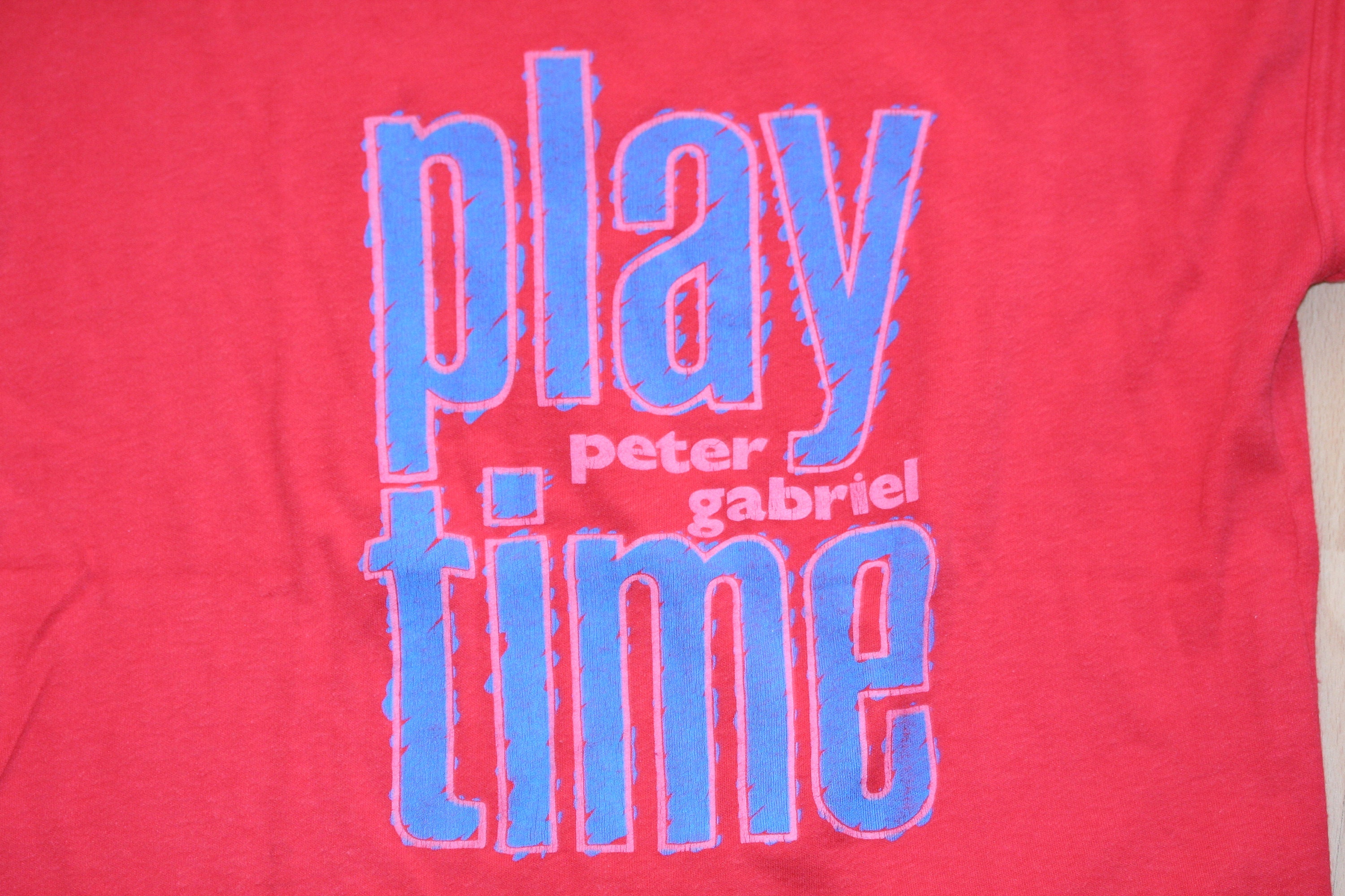 T-shirt Peter Gabriel 1988 Play Time L - Etsy