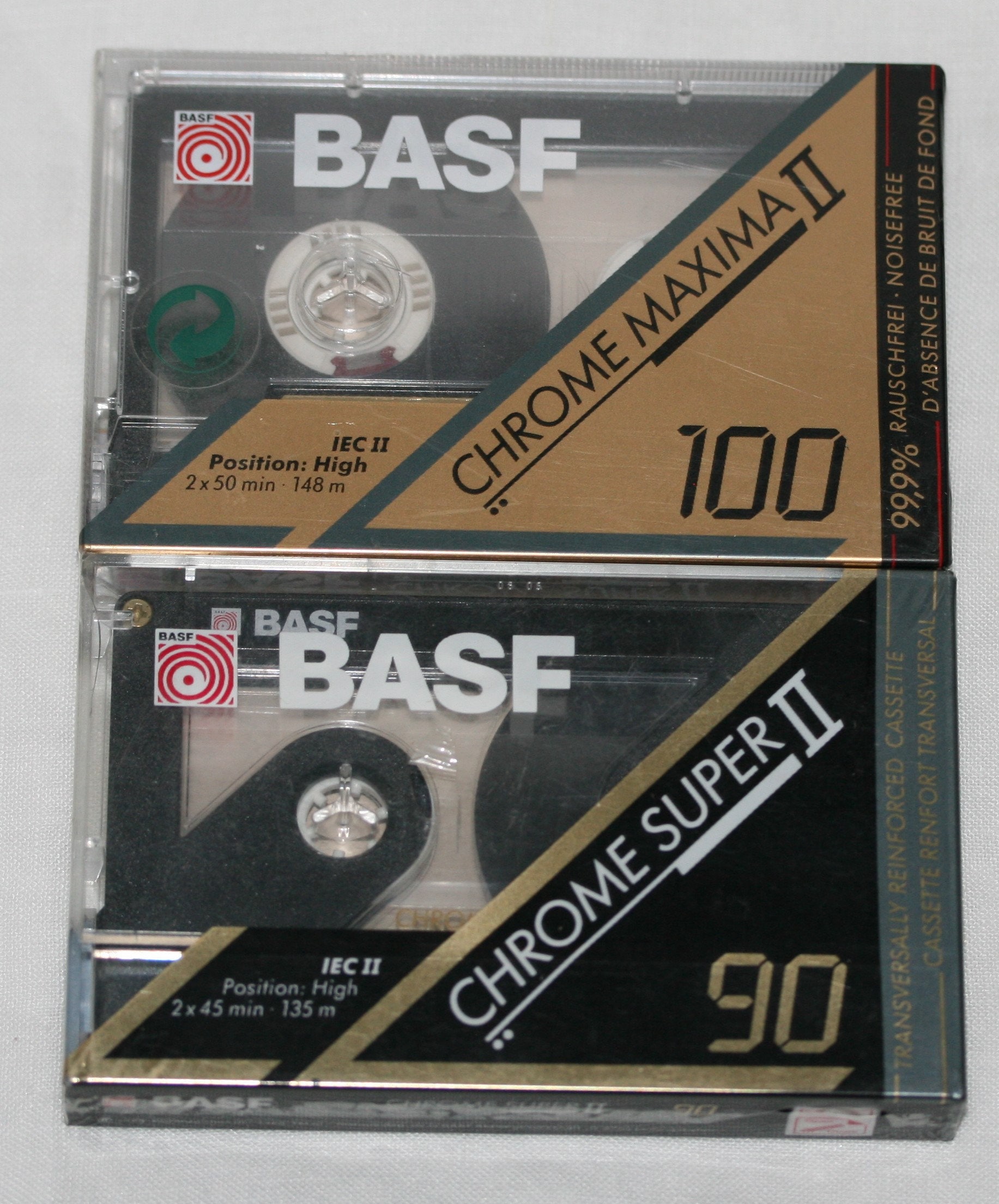 希少品 【新品未開封】 BASF CHROME SUPER II カセットテープ 3本