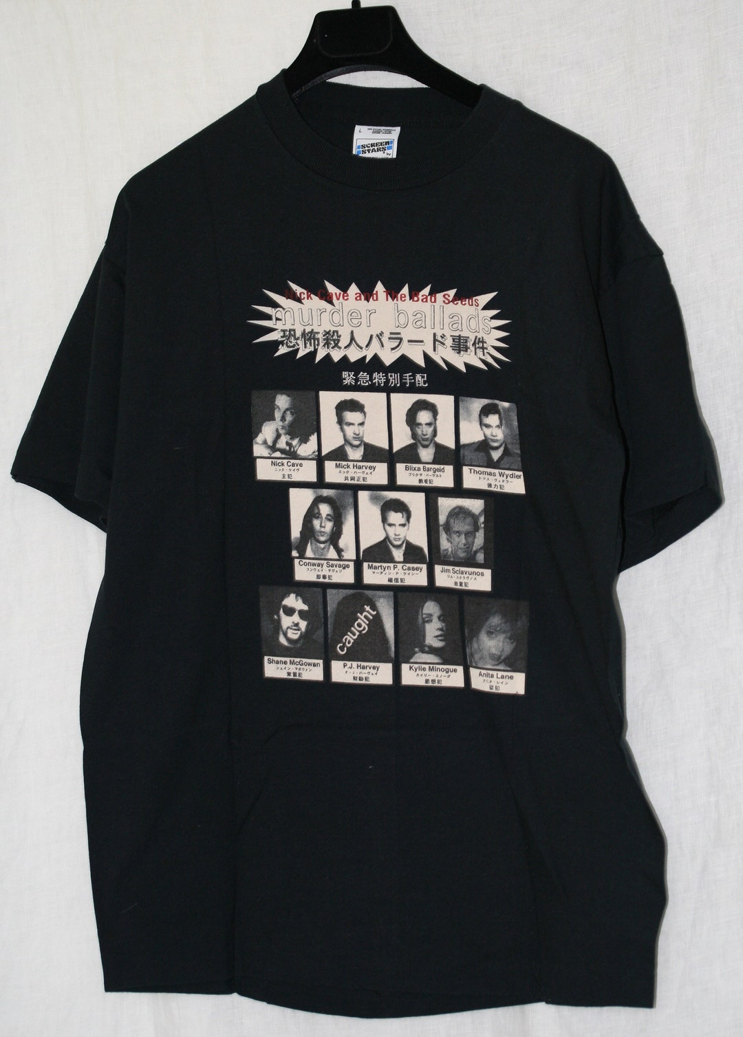 Association ambition Trolley Vintage 1996 NICK CAVE and the Bad Seeds Tour T-shirt - Etsy