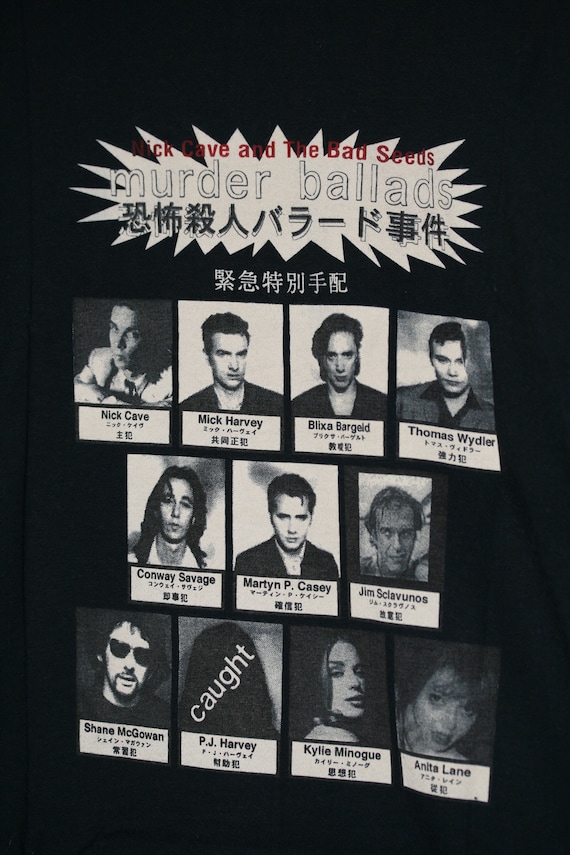 Vintage 1996  NICK CAVE and the bad seeds tour T-… - image 2