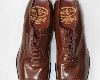 1940&#39;s NEW vintage Walk Over Custom grade leather shoes size 11 (44-45)