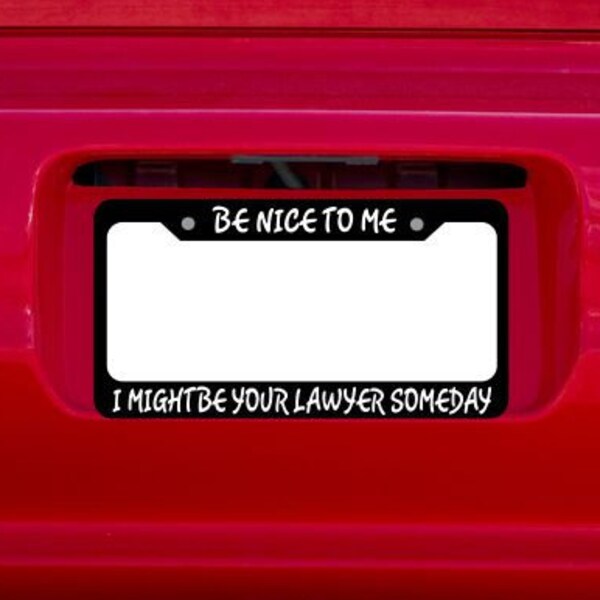 Lawyer License Plate Etsy