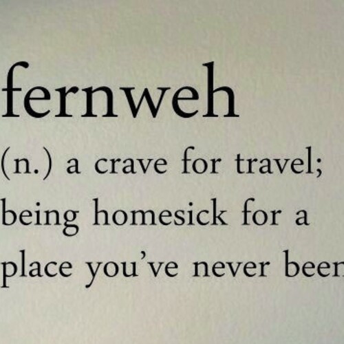 Fernweh Definition Vinyl Wall Art Decal Sticker Home House Etsy