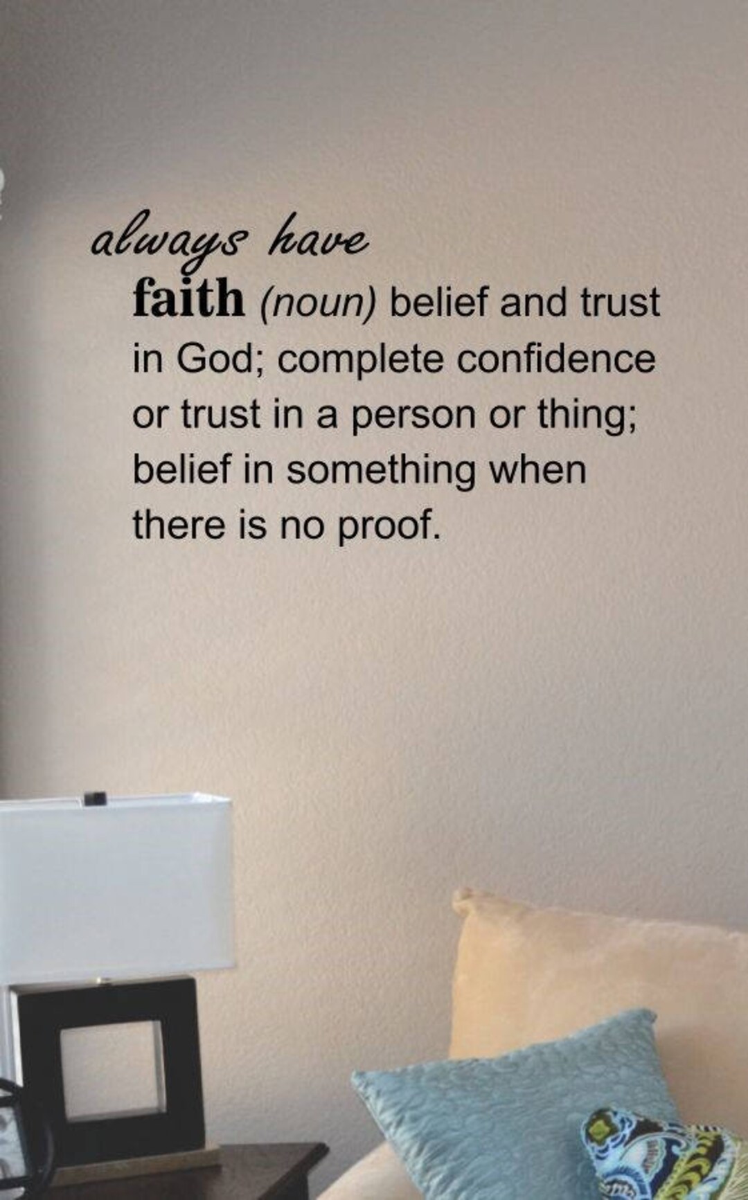 Vinyl Wall Art Decal Sticker Home House Decor Decoration Lettering ...