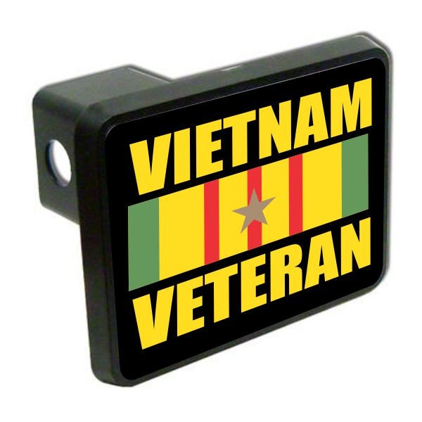 Vietnam Veteran army USA marine corp soldier 2" Tow Trailer Hitch Cover Plug car truck receiver gift present birthday anniversary funny joke