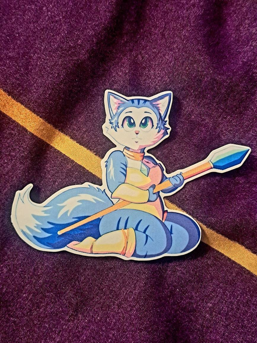Furry Paper Sticker Cute Furry Stickers From Dinosaur Planet - Etsy