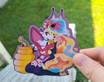 HelluvaBoss クイーンビー ベルゼブブ 防水ビニールステッカー - Etsy 日本