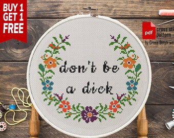 Bitch Be Gone Dpray Cross Stitch Pattern Rude Cross Stitch Pattern Sarcastic Cross Stitch Pattern Subversive Cross Stitch Pattern Craft Supplies Tools Patterns Safarni Org