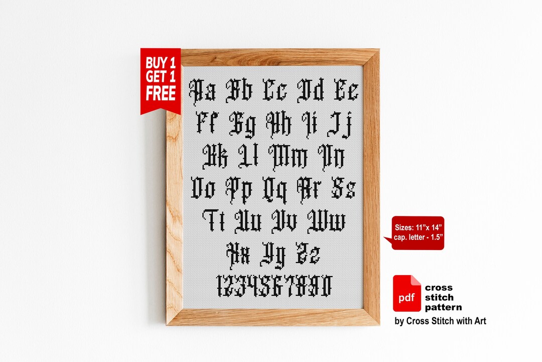 【希少！】Cross stitch letters BIBLE 希少！】Cross stitch letters BIBLE