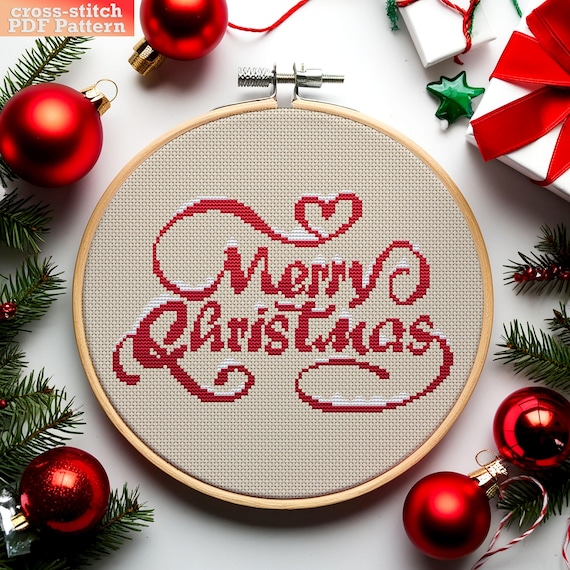 Bothy Threads Jolly Times - Kit Per Biglietto Di Natale A Punto Croce Contato Su Tela Aida 16pt - 6
