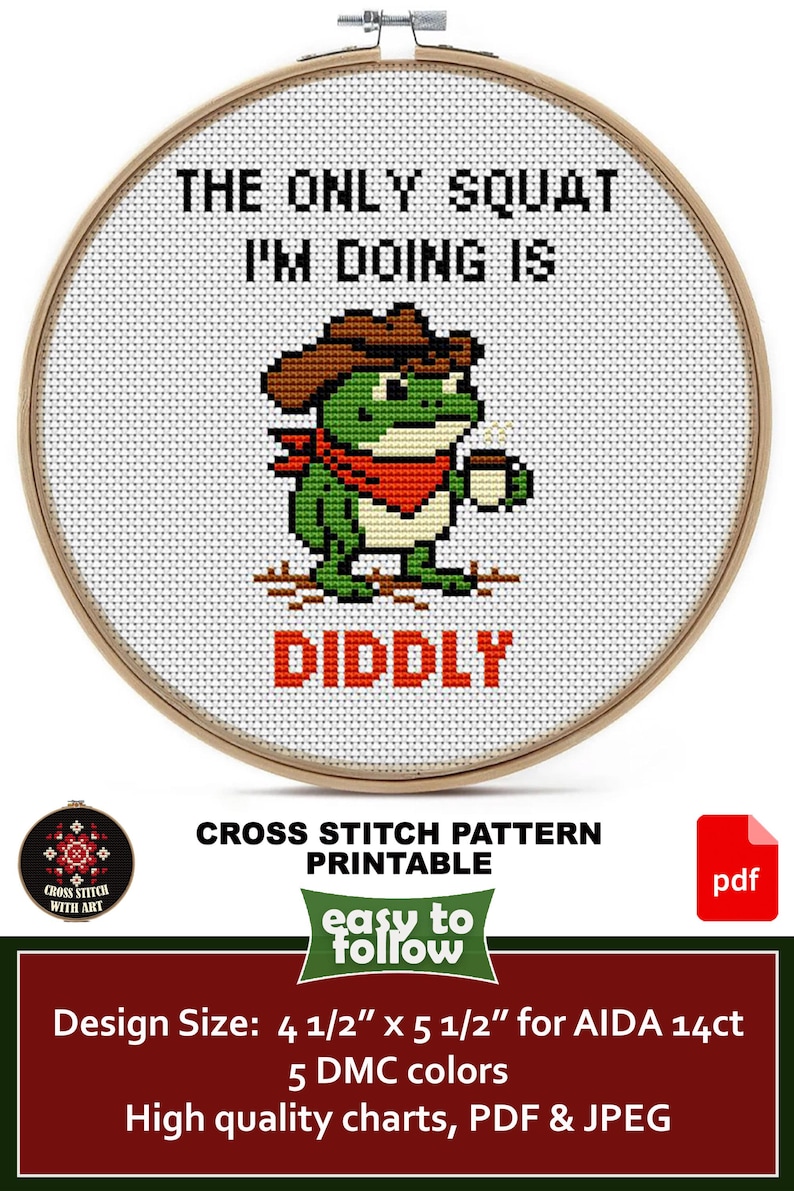 Meme Cross Stitch Patterns Bundle Funny Frog Raccoon Goose Embroidery meme-cross-stitch-patterns-bundle-funny-frog-raccoon-goose-embroidery