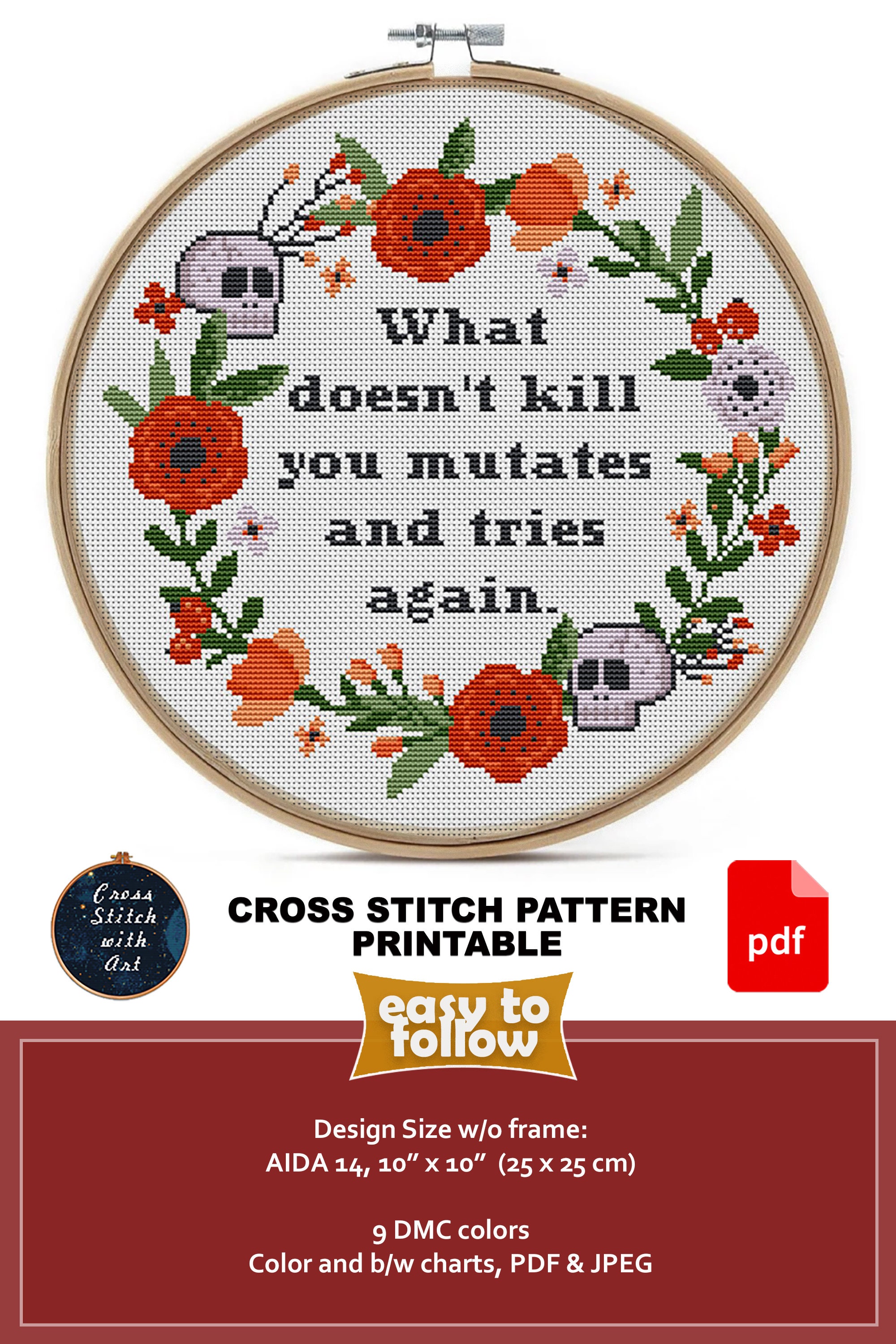 Snarky Cross Stitch Pattern. Sarcastic Cross Stitch PDF. Etsy