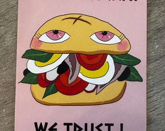 Ansichtkaart van de god Pan Bagnat