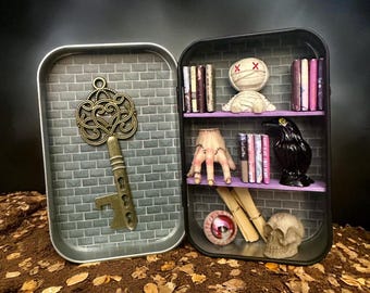 Rariteitenkabinet geïnspireerd op Tim Burtons Wednesday Addams-serie