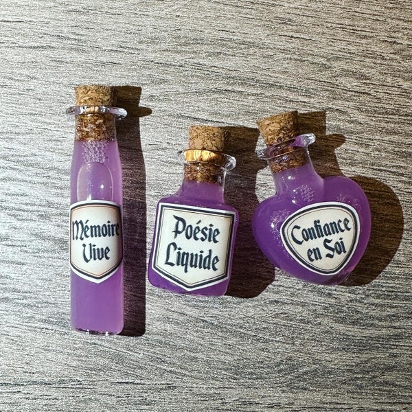 Potion magique décalée (mauve)