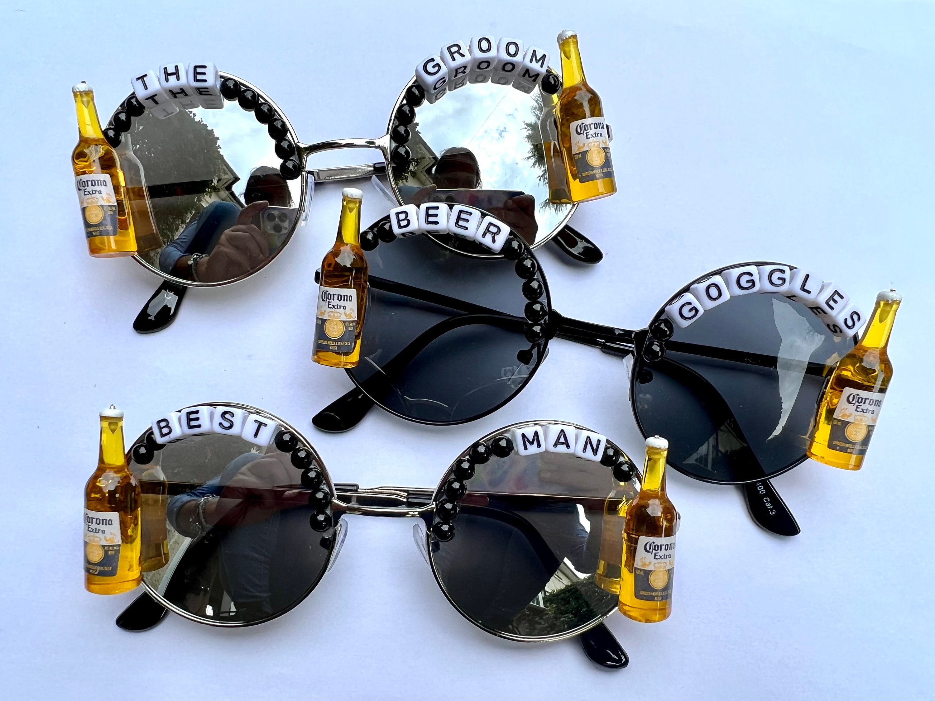 Mens Novelty the Groom Best Man Beer Goggles Sunglasses