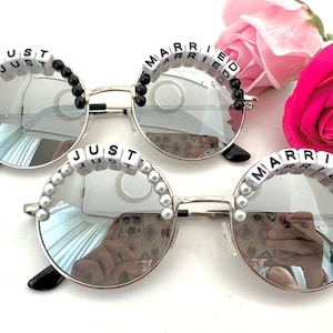 Just Married - His and Hers Bridal Sunglasses