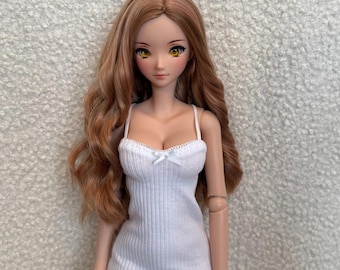 Vestido camisero con tirantes para smartdoll
