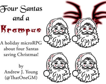 Four Santa Clauses and a Krampus