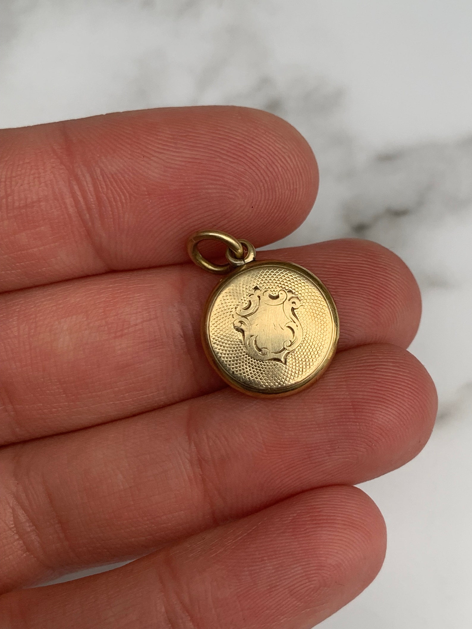 VICTORIAN LOCKET Hair Locket Glass Antique Gold Locket Etsy