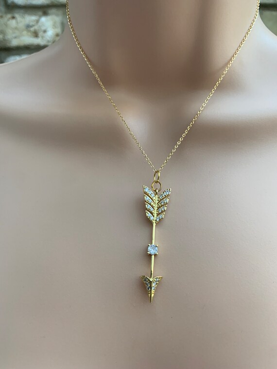Sparkling arrow best sale necklace
