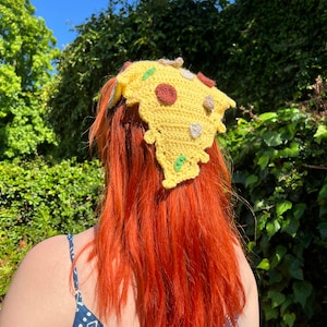 Pizza Bandana Crochet Pattern - DIGITAL PDF DOWNLOAD