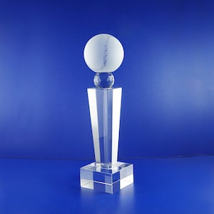 Baseball Sports Little League Personalized Custom Laser Etched Engraving Crystal Glass Championship Awards