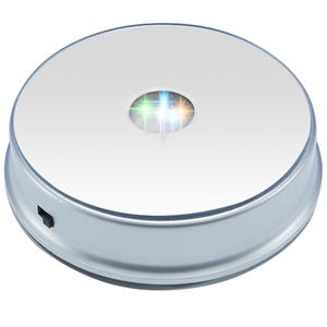 Illuminated Mirror Top Display Base for Crystal Plaque and Light up base LB004